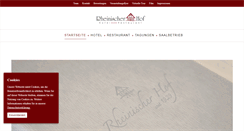 Desktop Screenshot of hotel-rheinischer-hof.de